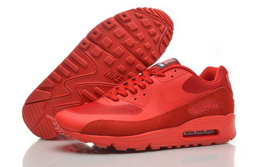 Nike Air Max 90 Hyperfuse Qs Mens Shoes Fur Red All Hot On Sale China